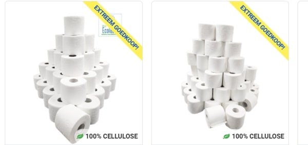 wc papier aanbieding
